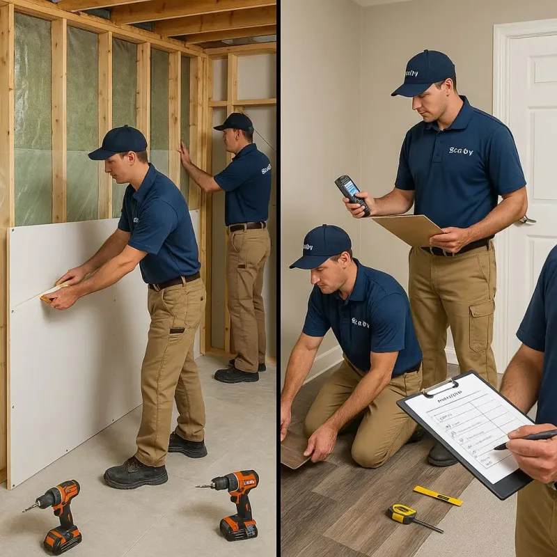 Repairs and Reconstruction process in Sherrill, NY